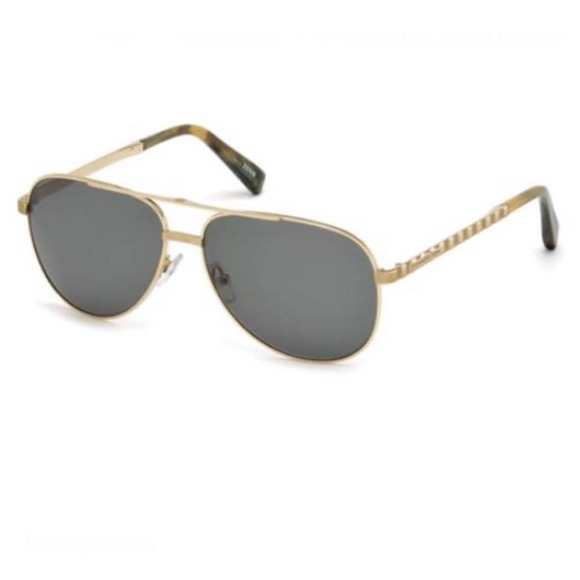 Ermenegildo Zegna Other - Ermenegildo Zegna EZ0027 32N Aviator Sunglasses